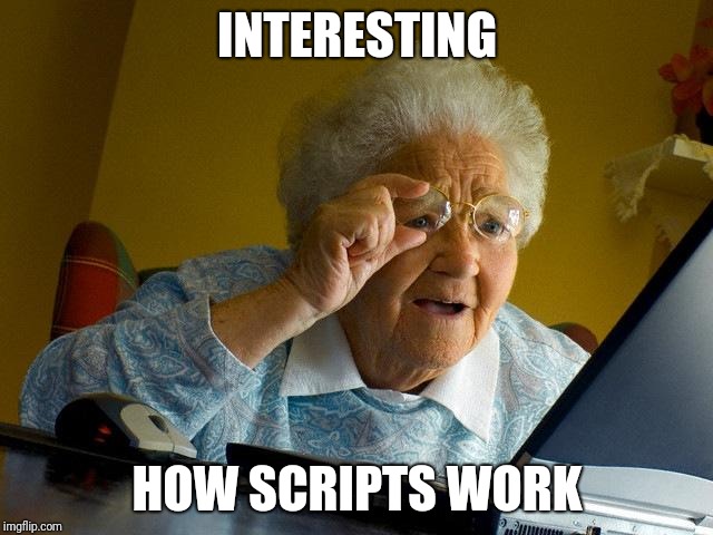 Interesting how Bash scripts work