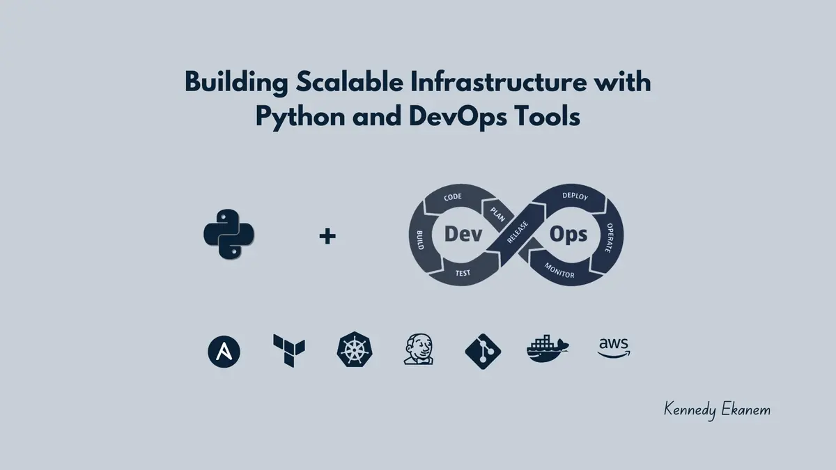 Python and DevOps tools used to build scalable infrastructure