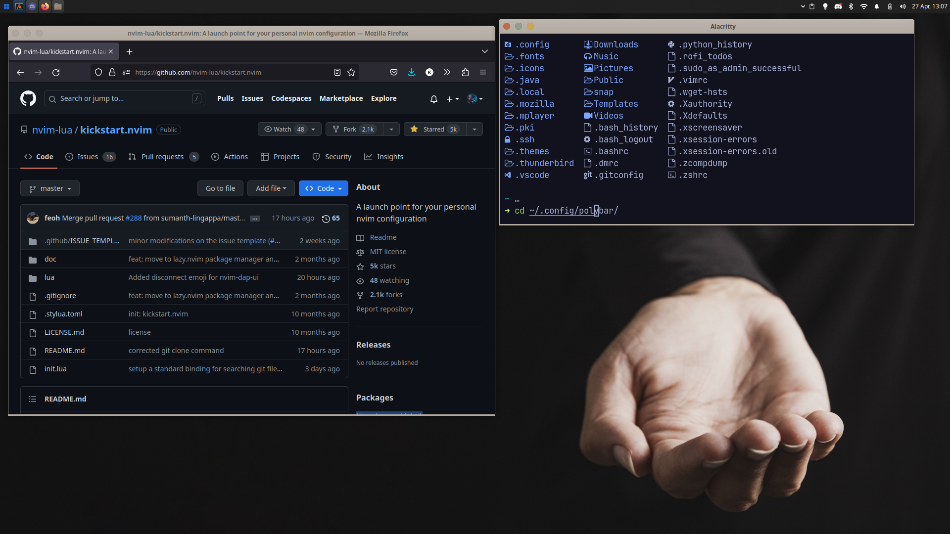 Flex on my Xubuntu Desktop
